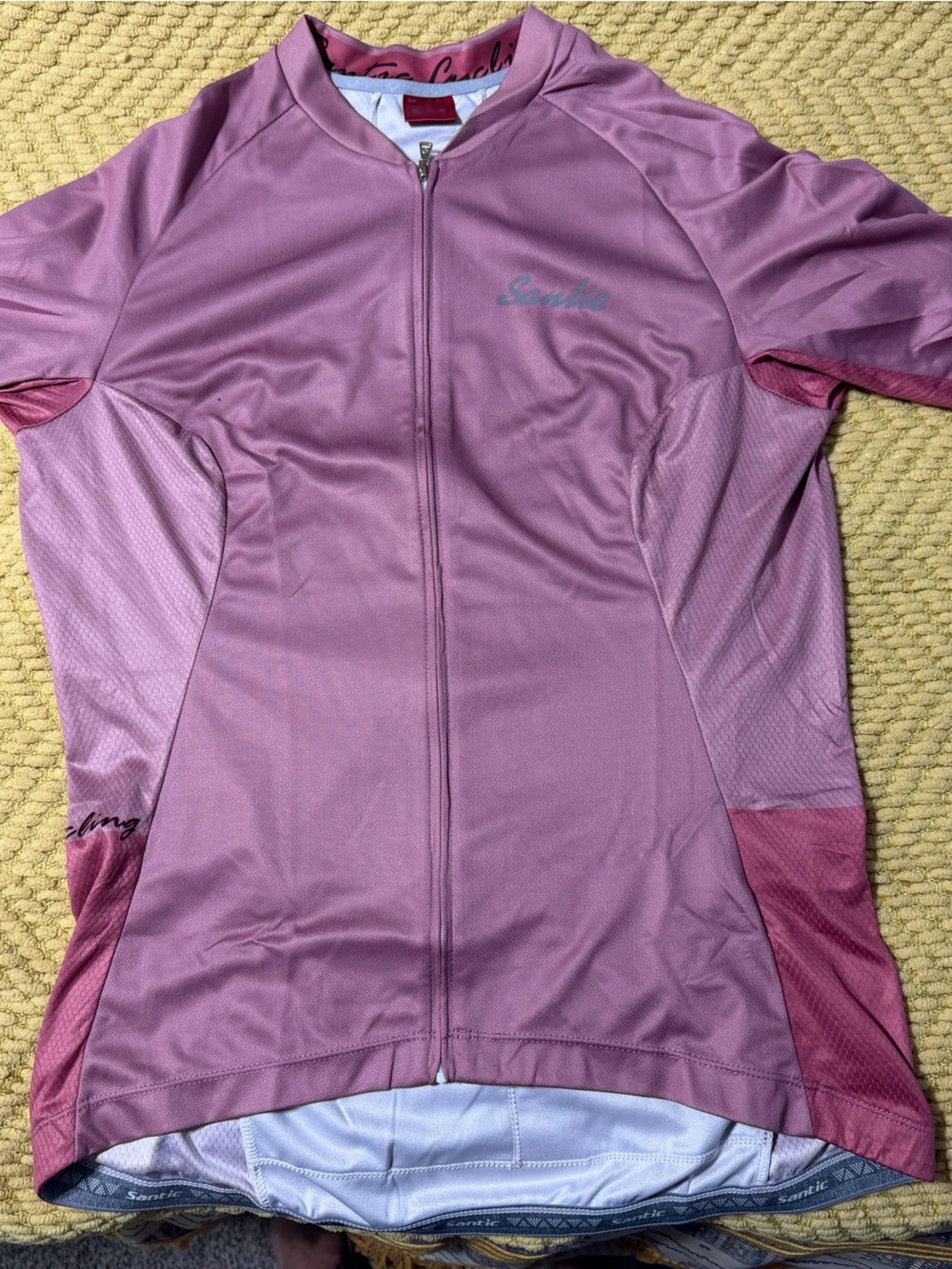 Women’s Pink cycling jersey size M